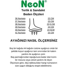 Neon Shoes Kadın Günlük Terlik Çift Bant Tokalı Ortopedik Terletmeyen Taban Ev Dışarı Anne Terliği