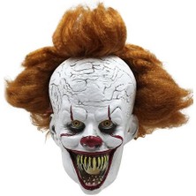 Pennywise Palyaço Soul Maskesi Cadılar Bayramı Headgear Masquerade Korku Parti Kostüm Sahne