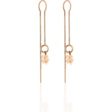 By Golden House Yonca Sallantılı Küpe
