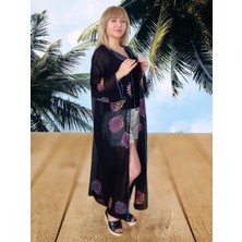 Boutique Venüs Taş Baskılı Uzun Pareo & Kimono