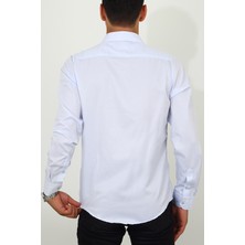 Escardin Slim Fit Açık Mavi Renk Erkek Gömlek