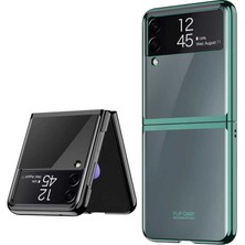 Fogy Samsung Galaxy Z Flip 4 Kılıf Ultra Ince Köşeleri Şık Tasarım Şeffaf Kapak