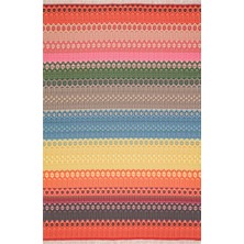 Rugs Modern Cotton 546 Canlı Çok Renkli Dokuma Taban Kilim
