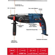 Germany Style 1500 Watt Sds Plus Kırıcı Delici Matkap 26 mm 2.4 Juel GRM5003