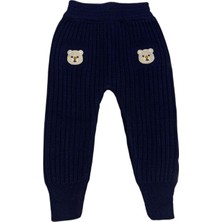 Gogo Bici Meriç Bebe Fitilli Ayılı Bebek Triko Tayt