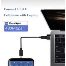 Eay USB 3.0 To Type C 3.0 Şarj Data Çevirici Dönüştürücü Adaptör Uyumlu Gp-90