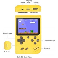 Ozmik Taşınabilir Video Oyun Konsolu 3" 400 Oyunlu Mini Atari Gameboy 2 Oyunculu