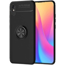 Kip GSM Xiaomi Redmi 9A Kılıf Metal Yüzüklü Standlı Yumuşak Ravel Silikon Kapak