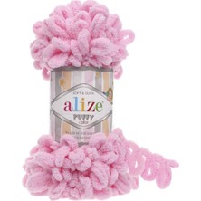 Alize Puffy Bebe Pembe El Örgü Ipliği