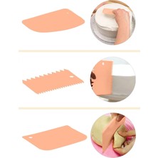 3'lü Hamur Kesici / Kazıyıcı / Dekoratör Set
