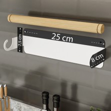 Lamizon Ahşap Bar Modern Rulo Kağıt Havluluk Askısı Peçetelik Kağıt Havlu Rafı