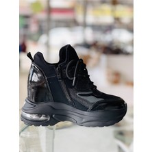 Guja Ithal Yüksek Air Taban Siyah Fashion Sneakers 22K300-10