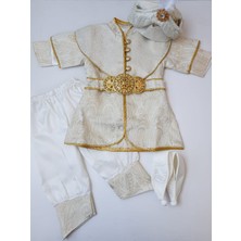 Pileki Baby Yenidoğan 0 6 Ay ve 1 Yaş Mevlüt ve Sünnet Kıyafeti Mevlütlük Sünnetlik Takım