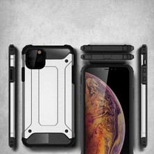 Aqua Aksesuar Apple iPhone 11 Pro Kılıf Çift Katmanlı Tank Silikon Kapak