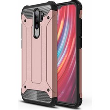 Aqua Aksesuar Xiaomi Redmi Note 8 Pro Kılıf Çift Katmanlı Tank Silikon Kapak