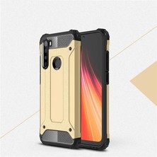 Aqua Aksesuar Xiaomi Redmi Note 8 Kılıf Çift Katmanlı Tank Silikon Kapak