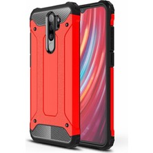 Aqua Aksesuar Xiaomi Redmi Note 8 Pro Kılıf Çift Katmanlı Tank Silikon Kapak