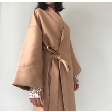 Kimonos Shop Oversize Su Itici Camel Trençkot