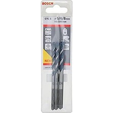Bosch Cyl/5 Serisi, Blue Granite Turbo Beton Matkap Ucu, 3'Lü 5/6/8 mm