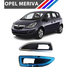 Moda Opel Meriva Çamurluk Sinyal Çerçevesi Takım Krom Siyah