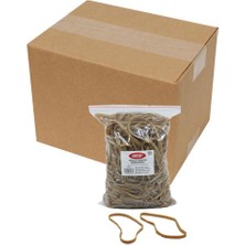 Ekoset 180 mmX6 mm Geniş Kauçuk Paket Ambalaj Lastiği 12KG Koli (180X6)
