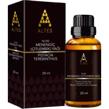 Altes %100 Saf Menengiç (Bıttım) Yağı / Terebinth Tree Oil Soğuk Sıkım 20ML  YM21MNG0101