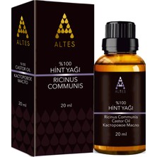 Altes %100 Saf Hint Yağı / Castor Oil / Soğuk Sıkım 20ML TM22HNT0101