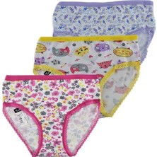 Tutku Kız Çocuk Empirme Slip Külot 0840 - 6 Adet