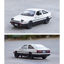 Prodigy Toy Fujiwara AE86 Araba Modeli Oyuncak - Beyaz (Yurt Dışından)