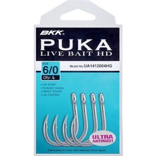 Bkk Puka Livebait Hd Iğne 3/0 5 Pcs