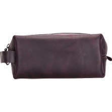 Bouletta Eve Deri Makyaj Çantası Large Aa7 Mor