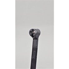 Greenbox Metal Dilli Kablo Bağı 200X3,6 Siyah Uv