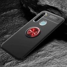 Kip GSM Xiaomi Redmi Note 8t Kılıf Metal Yüzüklü Standlı Yumuşak Ravel Silikon Kapak