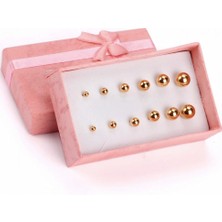 Erer Gümüş Gümüş Rose Taşsız Top Küpe DY896E3
