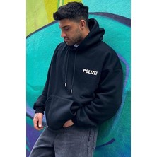 Trendypassion Polizei Sırt Baskılı Sweatshirt