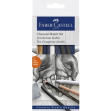 Faber-Castell Kömür Kalem Sketch Seti 11 40 02