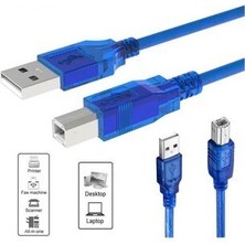 Velliw Yazıcı Kablosu Ara Printer USB Bağlantı Bağlama Kablo Network Lazer Hp Canon Brother USB Yazıcı