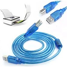 Velliw Yazıcı Kablosu Ara Printer USB Bağlantı Bağlama Kablo Network Lazer Hp Canon Brother USB Yazıcı