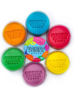 Mammacomica Dough 6’lı Oyun Hamuru - Klasik 130 Gram
