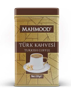 Mahmood Türk Kahvesi Orta Kavrulmuş Teneke Kutu 220 gr
