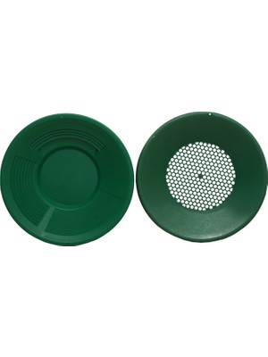 Silimo Gold Pan Altın Eleme Tavası Yeşil Renk Pan - Pan Üstü Elek