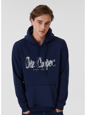 Lee Cooper Kapüşon Yaka Lacivert Erkek Sweat Shirt 231 Lcm 241014 Gregor