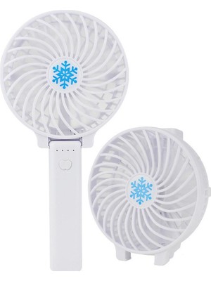 Teknomila Sevimli Kitty Şarjlı Mini Fan Masa Üstü Vantilatörü USB Soğutucu Sessiz El Fanı