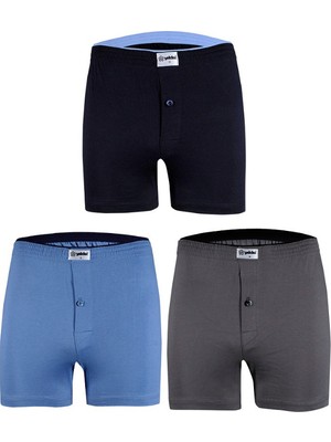 Yıldız 3'lü Yıldız Erkek Havlu Bel Penye Boxer
