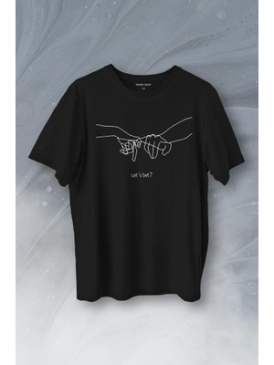 Kendim Seçtim Iddia Sevgili Minimal Baskılı Tişört Unisex T-Shirt