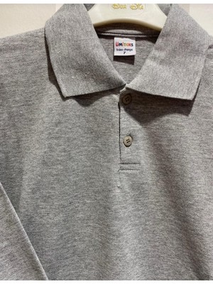 Fires Giyim Uzun Kollu Polo Yaka Okul Tshirt