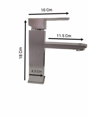 Fleko Inox Kare Lüx Lavabo Batarya