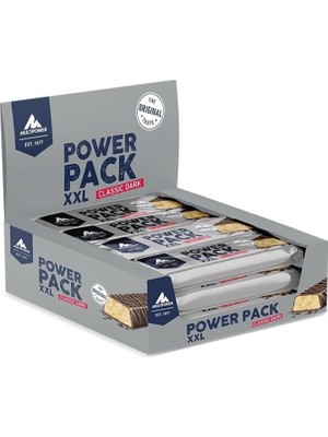 Multipower Power Pack XXL Classic Dark 60 Gr Bar 12 Adet Almanya Menşeli Yüksek Protein İçeriği