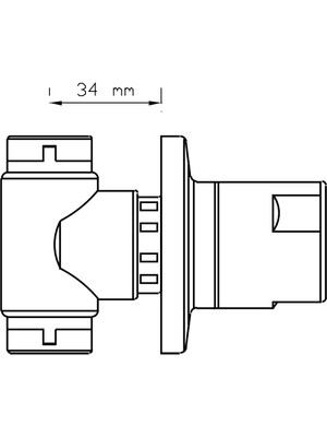 Foma 1/2 Ankastre Stop Valf Inci Siyah 511 Vsp