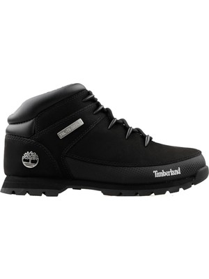 Timberland Euro Sprint Mid Lace Up Boot Erkek Siyah Bot TB06361R0011